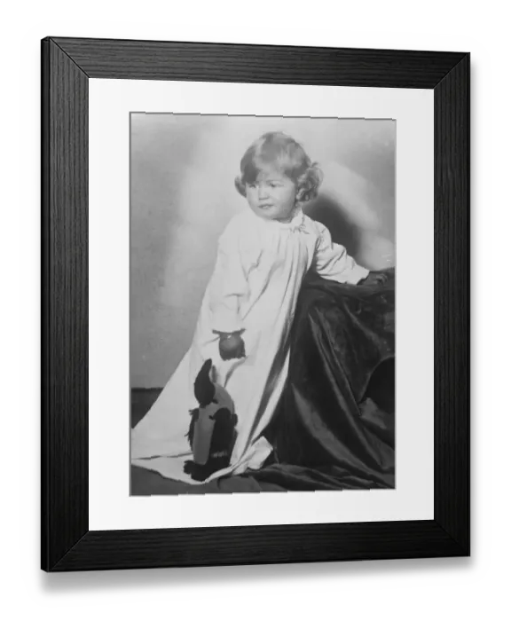 Framed Print : Italys greatest heiress Countess Mussolina Catanzaro, the 2 year old orphan Framed Print : Italys greatest heiress Countess Mussolina Catanzaro, the 2 year old orphan