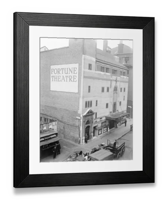 Framed Print : Fortune Theatre London Special job for the Bulletin 10 July 1925 Framed Print : Fortune Theatre London Special job for the Bulletin 10 July 1925