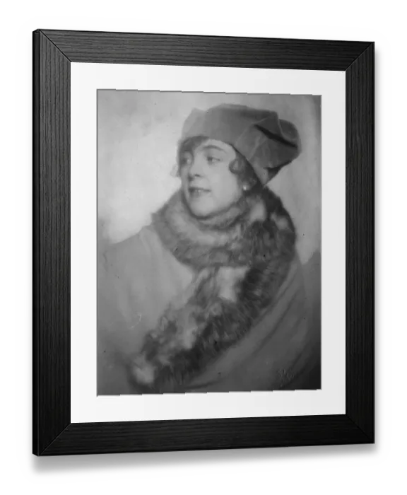 Framed Print : Baroness Wilderich. 1 October 1921 Framed Print : Baroness Wilderich. 1 October 1921