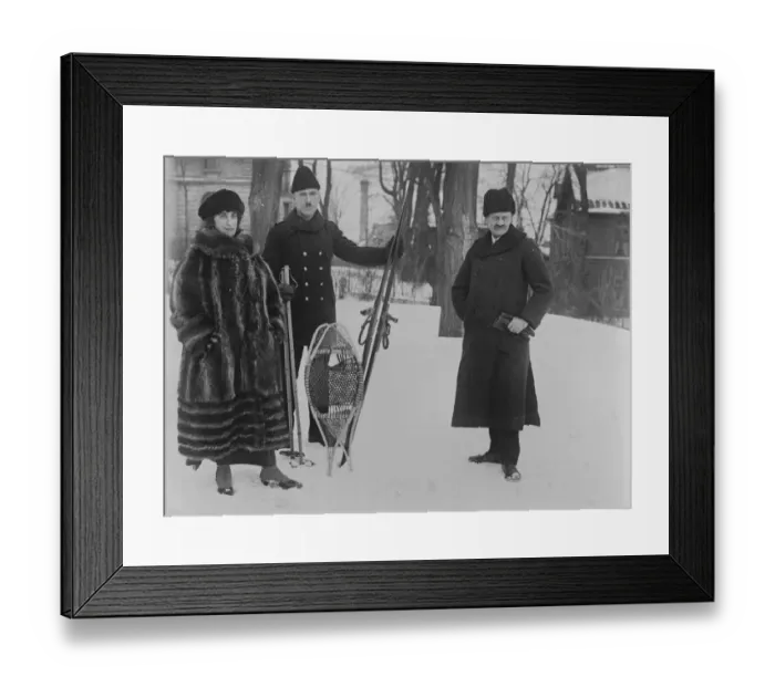 Framed Print : Lord Byng at Montreal Lord and Lady Byng watching enthusiasts enjoying winter sports Framed Print : Lord Byng at Montreal Lord and Lady Byng watching enthusiasts enjoying winter sports