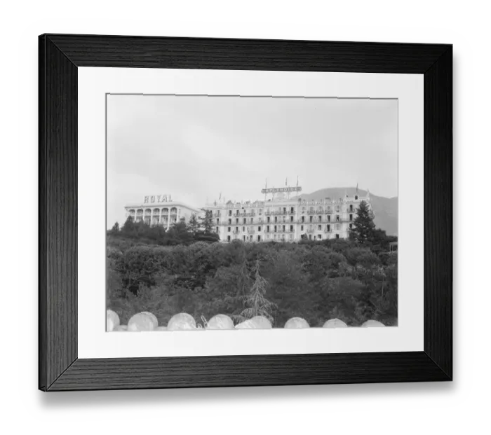 Framed Print : Hotel Splendid Aix Les Bains 1921 Framed Print : Hotel Splendid Aix Les Bains 1921