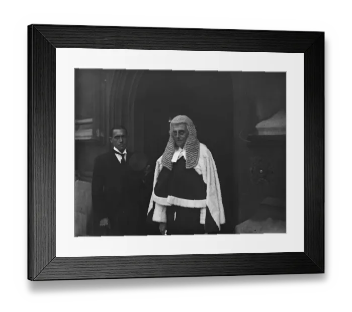 Framed Print : The new High Court judge sworn in. Mr Christopher John W Farwell, KC, was sworn Framed Print : The new High Court judge sworn in. Mr Christopher John W Farwell, KC, was sworn