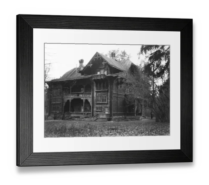 Framed Print : The Czars shooting box in Polands greatest virgin forest. 24 October 1921