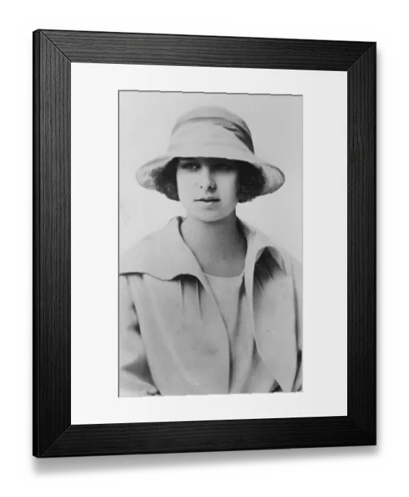 Framed Print : Princess Marie Jose of Belgium. 28 December 1927 Framed Print : Princess Marie Jose of Belgium. 28 December 1927