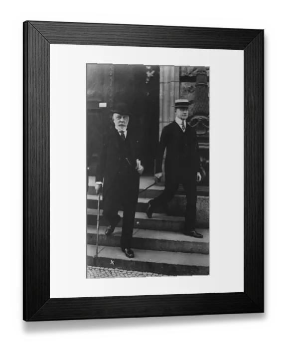 Framed Print : Dr Rathenaus successor. Herr Von Haniel, who is named as successor to Dr Rathenau