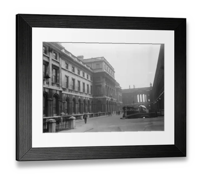 Framed Print : Kings College, Strand. 16 March 1926 Framed Print : Kings College, Strand. 16 March 1926