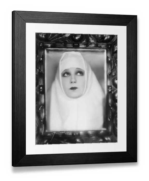 Framed Print : Girl of all nationalities in a new role. Mlle Lily Damita, claimed by the French Framed Print : Girl of all nationalities in a new role. Mlle Lily Damita, claimed by the French
