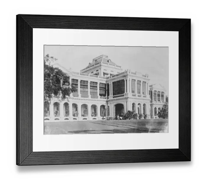 Framed Print : British Straits Settlements Singapore, Government House 13 April 1922 Framed Print : British Straits Settlements Singapore, Government House 13 April 1922