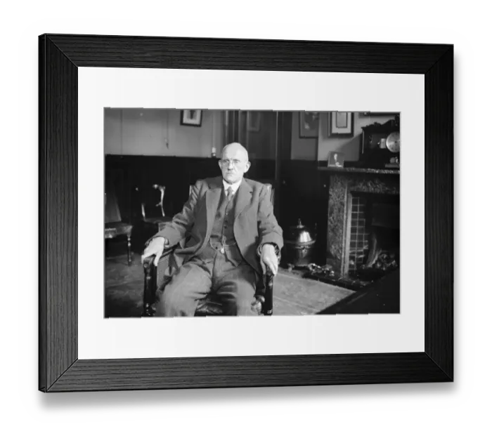 Framed Print : Mr H G Burgess, who is retiring from the General Managership of the L M ands Railway Framed Print : Mr H G Burgess, who is retiring from the General Managership of the L M ands Railway