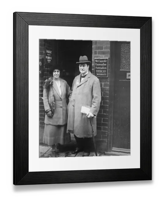 Framed Print : Conservative candidate for leicester to oppose Mr CHurchill Captain Alfred Instone Framed Print : Conservative candidate for leicester to oppose Mr CHurchill Captain Alfred Instone