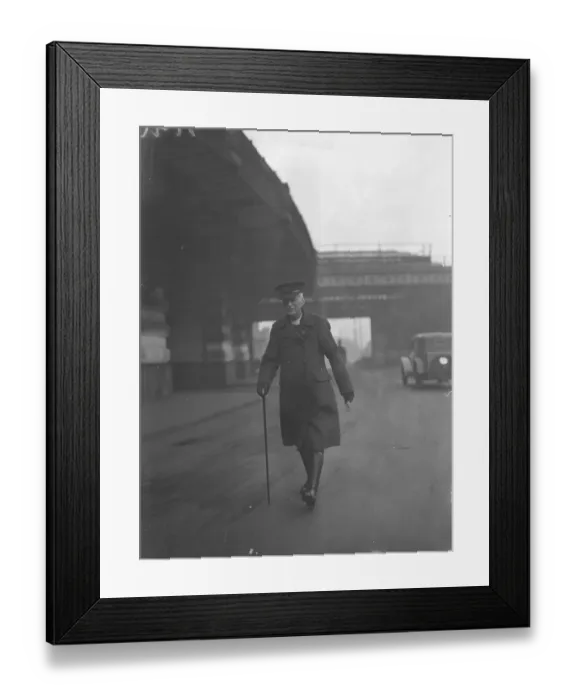 Framed Print : Prebendary Wilson Carlile, founder of the Church Army, photographed on the occasion