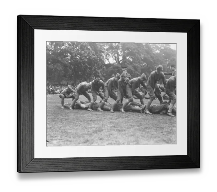 Framed Print : American troops in some of their sports at Hyde Park, London 1919 Framed Print : American troops in some of their sports at Hyde Park, London 1919