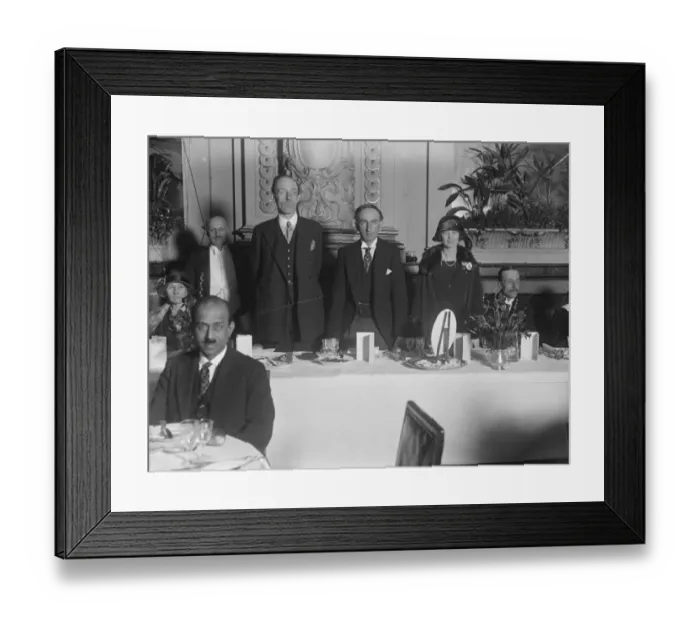 Framed Print : Viceroy designate of India entertained to luncheon by British Indian Union at Hotel Cecil