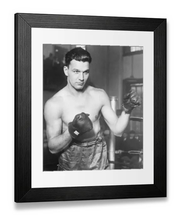 Framed Print : Jack Delaney. Posed, sparring. 1927 Framed Print : Jack Delaney. Posed, sparring. 1927
