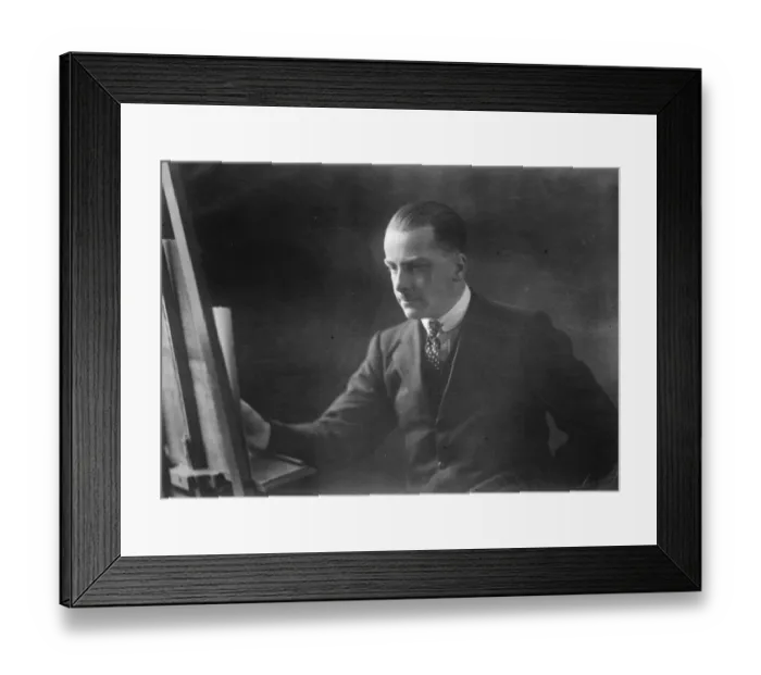 Framed Print : A Lincoln wholesale druggist hung at the Paris salon Mr G A Boen, a Lincoln Framed Print : A Lincoln wholesale druggist hung at the Paris salon Mr G A Boen, a Lincoln