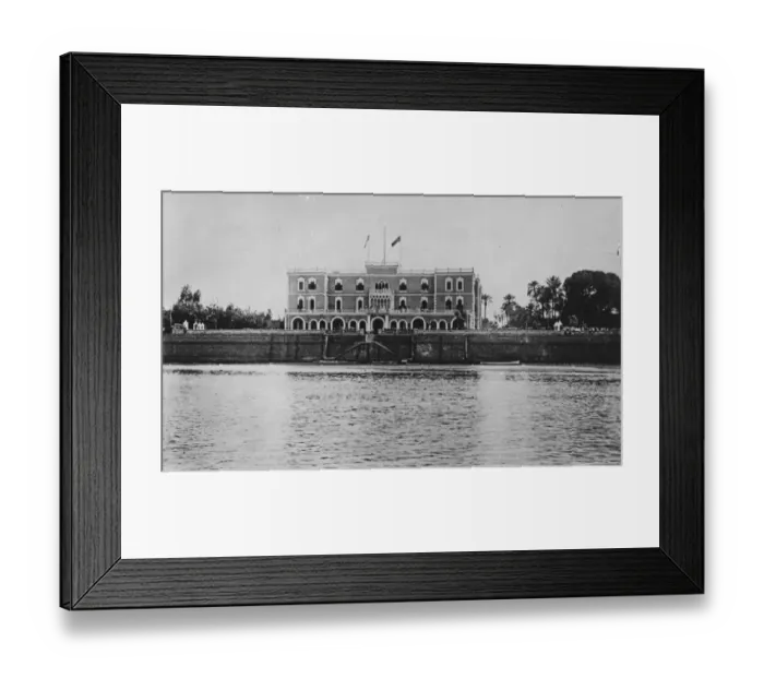 Framed Print : Khartoum, Sudan. The Palace by the Nile. 28 November 1924 Framed Print : Khartoum, Sudan. The Palace by the Nile. 28 November 1924