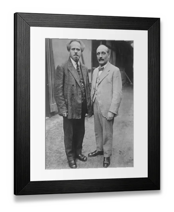 Framed Print : British Labour MP in Germany. An important political event took place in Germany