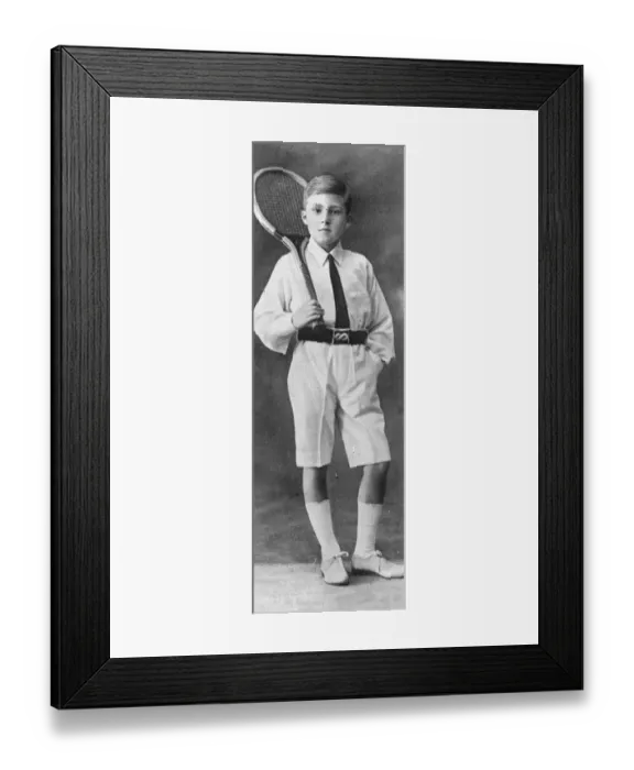 Framed Print : King Alfonsos youngest child. The infant Gonzalo, the youngest child of the King