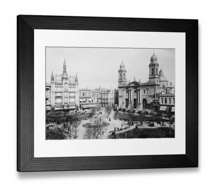 Framed Print : The Prince of Wales to visit Montevideo of Uruguay The Plaza de la Construction Framed Print : The Prince of Wales to visit Montevideo of Uruguay The Plaza de la Construction