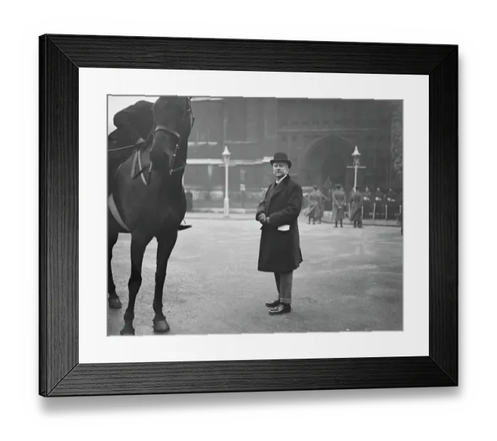 Framed Print : Royal Wedding Rehearsal Earl Fitzwilliam, Master of the horse 21 February 1922