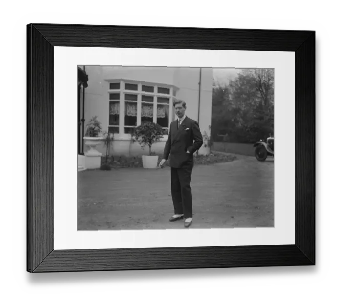 Framed Print : Prince Carol at South Godstone today, where he has been the guest of Count Jonescu Framed Print : Prince Carol at South Godstone today, where he has been the guest of Count Jonescu
