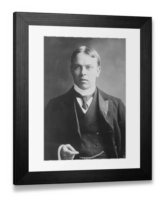 Framed Print : William Lyon Mackenzie King, Premier of Canada 24 May 1922 Framed Print : William Lyon Mackenzie King, Premier of Canada 24 May 1922