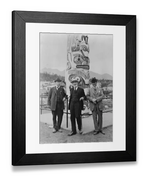 Framed Print : The British Association meeting in Canada. After holding their annual convention