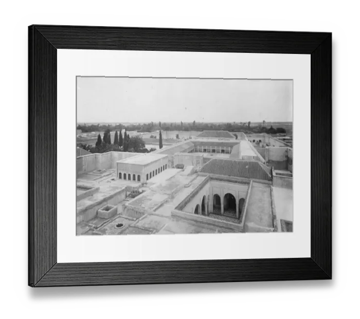 Framed Print : Dream Palace in Northern Africa which has just been taken over by the French as their Framed Print : Dream Palace in Northern Africa which has just been taken over by the French as their