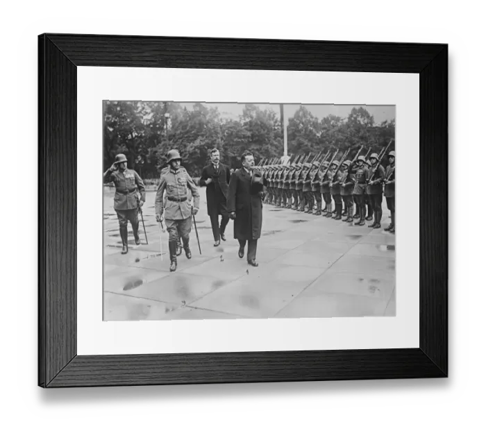 Framed Print : Germany celebrated the third year of the German Republic. President Ebert and Chancellor Framed Print : Germany celebrated the third year of the German Republic. President Ebert and Chancellor