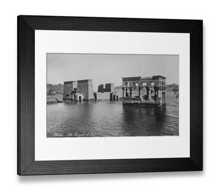 Framed Print : The temple of Isis, Philae. 21 February 1929 Framed Print : The temple of Isis, Philae. 21 February 1929