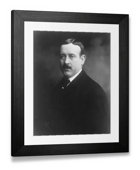 Framed Print : Portuguese Statesman Dr Egas Moniz, Former Minister of Foreign Affairs. 26 March