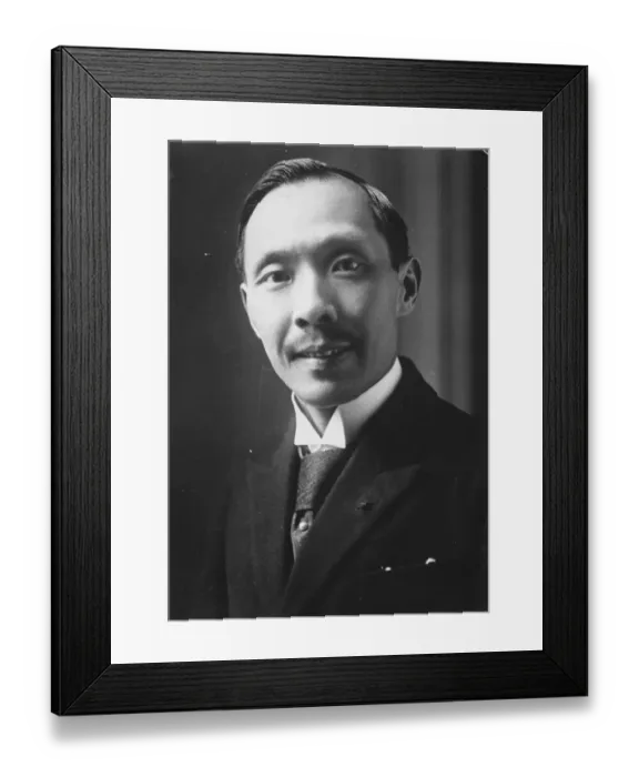 Framed Print : Man of the moment in the Chinese Maelstrom. Mr Chang say Fow. 8 January 1927