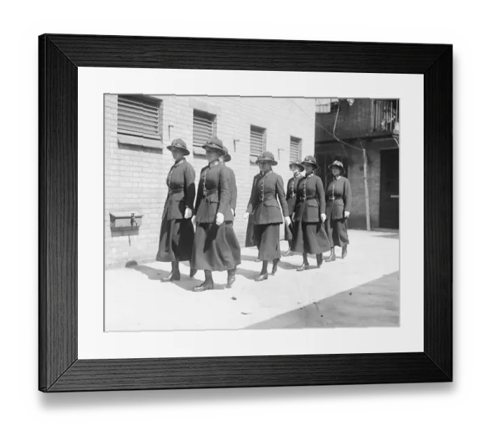 Framed Print : Taken for Mr Garai ( Keystone ) Women police 15 December 1922 Framed Print : Taken for Mr Garai ( Keystone ) Women police 15 December 1922