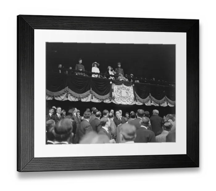 Framed Print : Olympic Games at Antwerp The king and Queen of the Belgians with their sons Framed Print : Olympic Games at Antwerp The king and Queen of the Belgians with their sons
