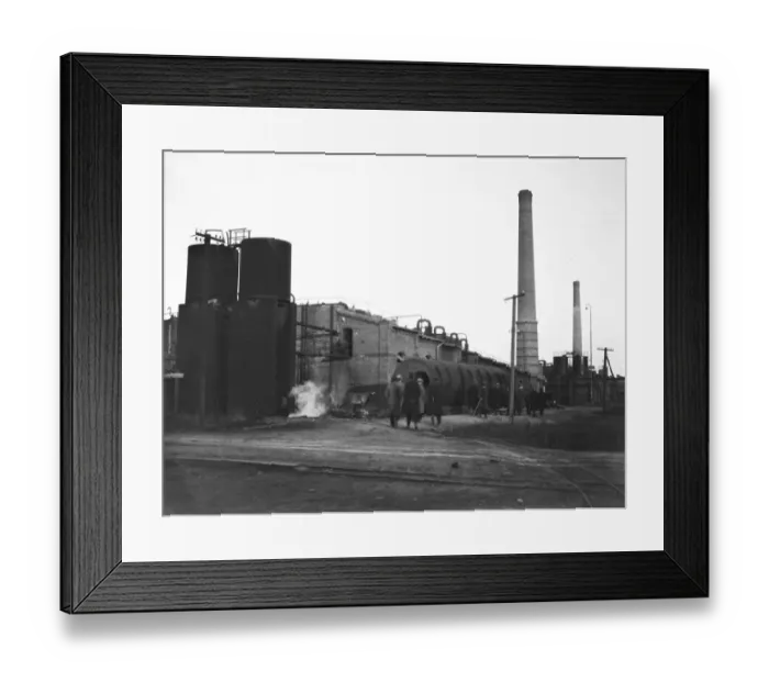 Framed Print : The Anglo Galaican Oil Refinery at Barowslav, Galicia. The biggest refinery in Poland Framed Print : The Anglo Galaican Oil Refinery at Barowslav, Galicia. The biggest refinery in Poland