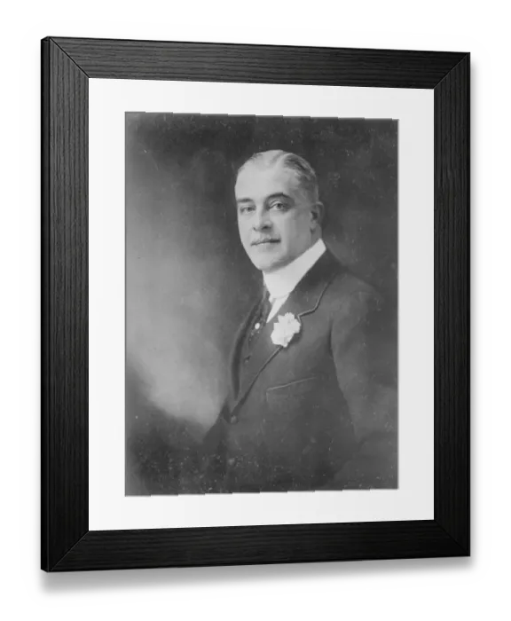 Framed Print : To attend the Ex Kaisers wedding Prince Max Fgon, Zu Furstenburg, the Kaisers friend