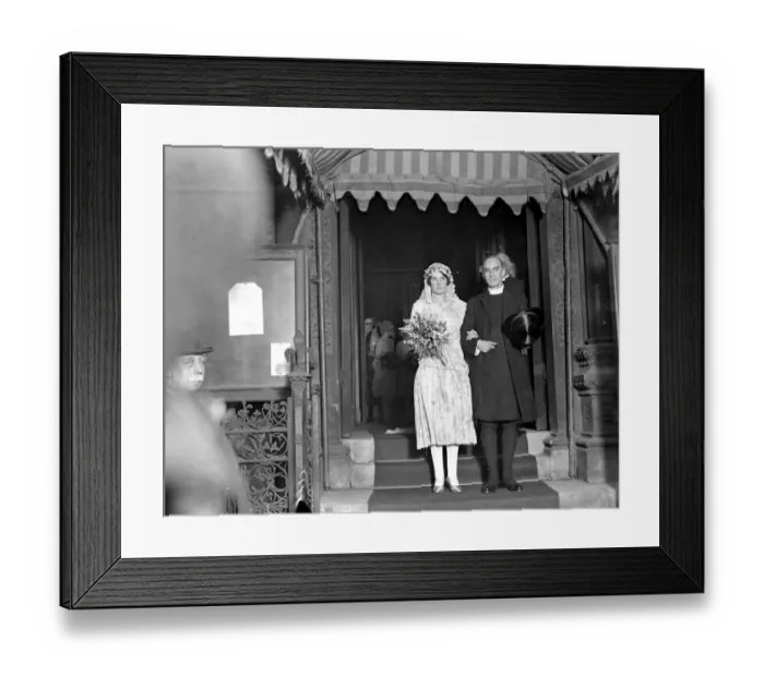 Framed Print : Wedding of The Archdeacon of Hampstead and Miss Ellison at St Michaels, Cornhill Framed Print : Wedding of The Archdeacon of Hampstead and Miss Ellison at St Michaels, Cornhill