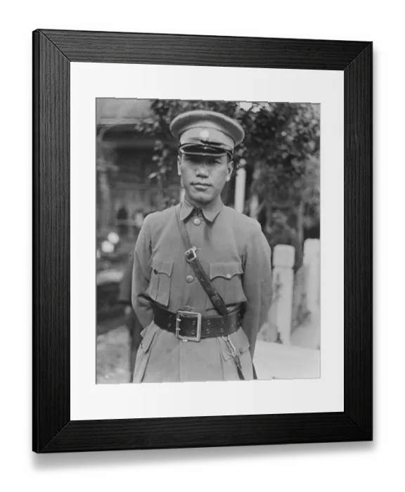 Framed Print : General Kai Shek. 27 September 1927 Framed Print : General Kai Shek. 27 September 1927