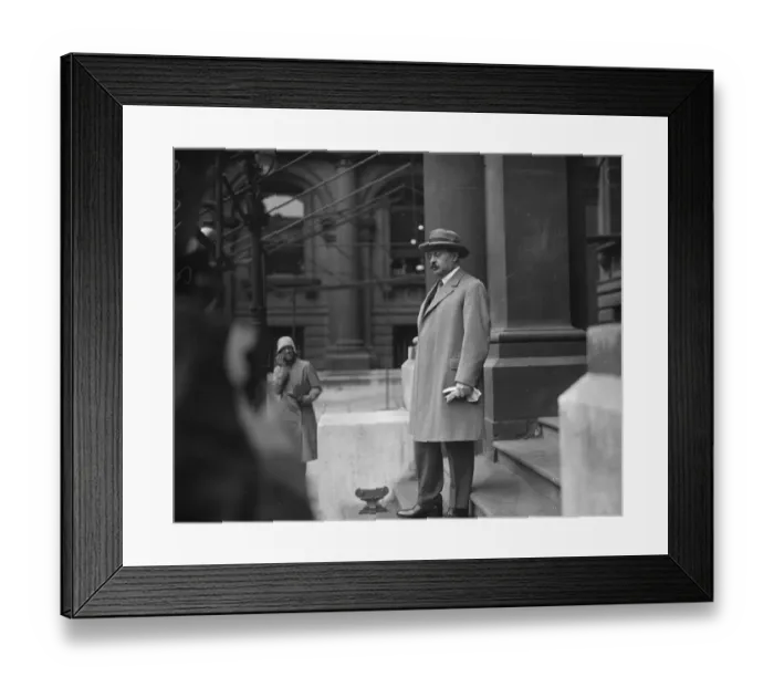 Framed Print : Soviet negotiator at the Foreign Office. M Dovgalevsky arriving at the Foreign Office Framed Print : Soviet negotiator at the Foreign Office. M Dovgalevsky arriving at the Foreign Office