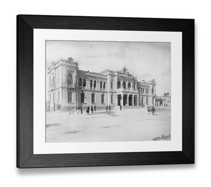 Framed Print : Damascus. The railway station. 1925 Framed Print : Damascus. The railway station. 1925