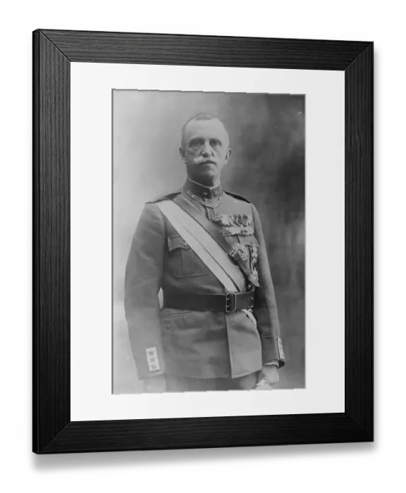 Framed Print : New Picture of the King of Italy This striking portrait of the King of Italy Victor Framed Print : New Picture of the King of Italy This striking portrait of the King of Italy Victor