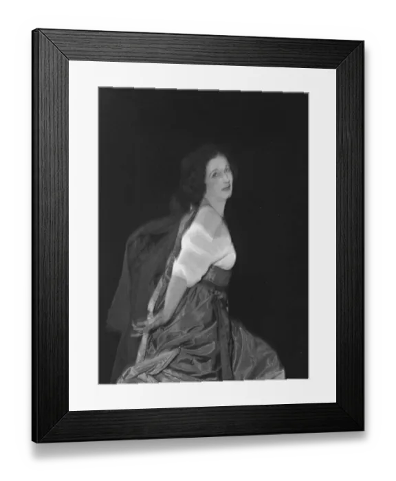 Framed Print : Society on the stage. Many well known Society people are taking part in a matinee