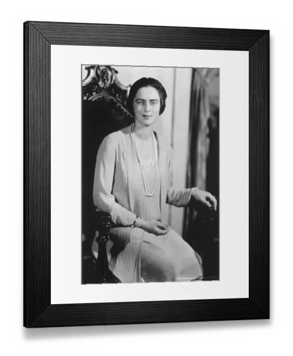Framed Print : Princess Ileana, who is reported to be engaged to the Crown Prince Umberto of Italy Framed Print : Princess Ileana, who is reported to be engaged to the Crown Prince Umberto of Italy