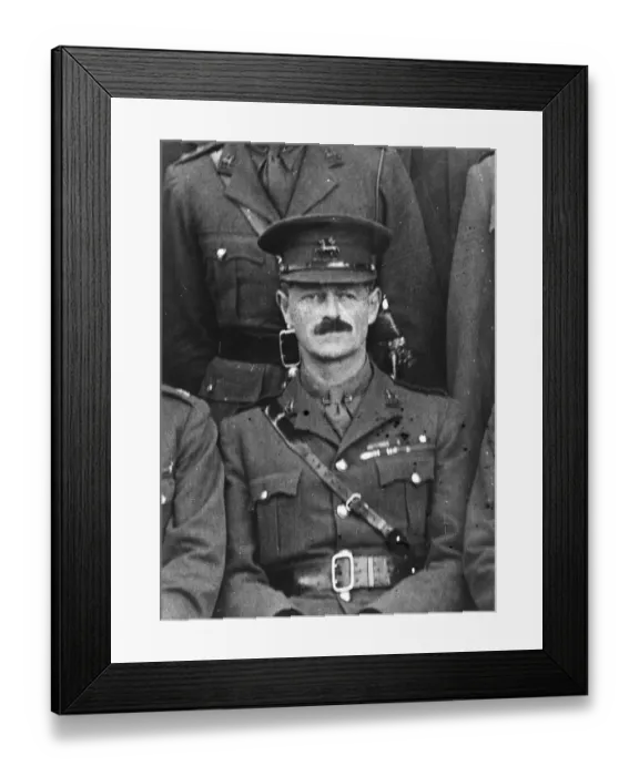 Framed Print : Lt Col R G Clarke, C M G, DSO, 2nd Battalion the Queens Royal Regiment ( West Surreys )