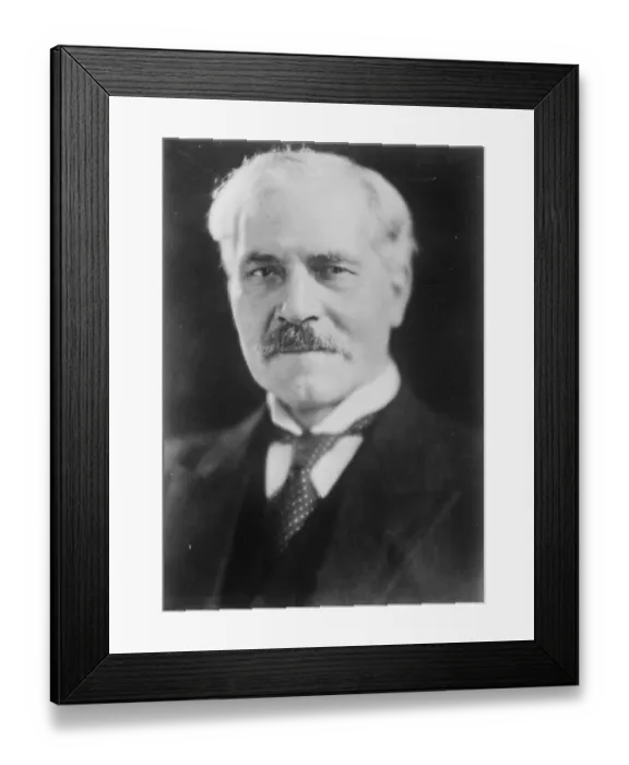 Framed Print : Striking character study of the British Premier. Washington DC, Photo shows, a strong Framed Print : Striking character study of the British Premier. Washington DC, Photo shows, a strong