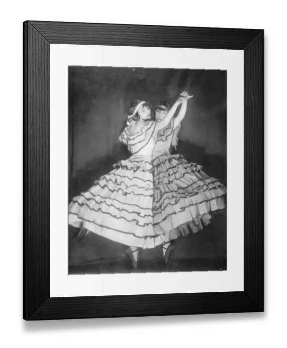Framed Print : Russian royalties as dancers The Princesses Tatiana and Vera Constantinevna, daughters Framed Print : Russian royalties as dancers The Princesses Tatiana and Vera Constantinevna, daughters