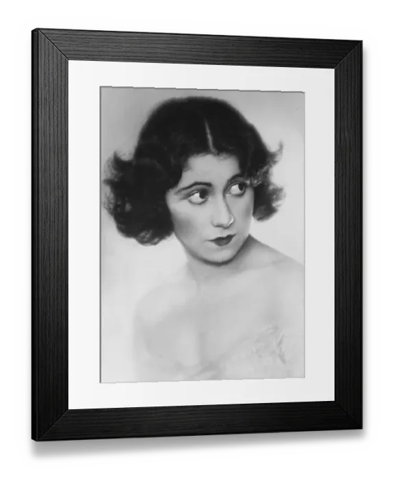 Framed Print : Miss Mary MacDonald, the young Scots actress who has been engaged to play the part Framed Print : Miss Mary MacDonald, the young Scots actress who has been engaged to play the part