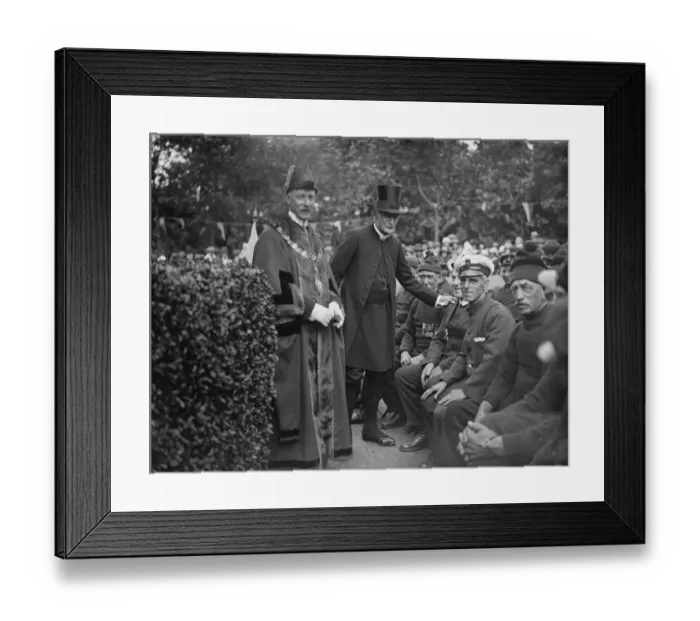 Framed Print : Bishop of London. Lifeboat procession to Fulham. There was a procession of British