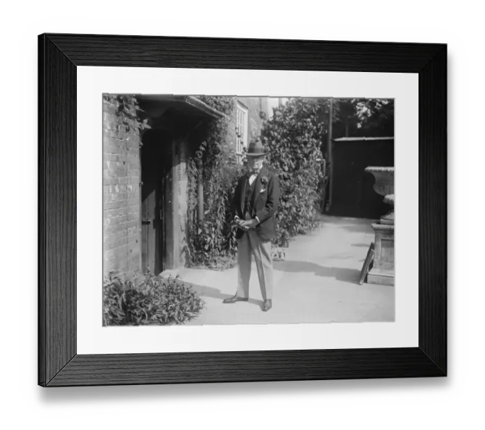 Framed Print : Sir John Martin Harveys son weds well known artists daughter. Sir John Martin