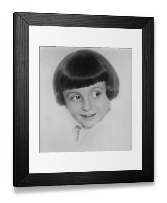 Framed Print : To be a page at Prince Umbertos wedding. The little Duke Peter Odescalchi, who Framed Print : To be a page at Prince Umbertos wedding. The little Duke Peter Odescalchi, who